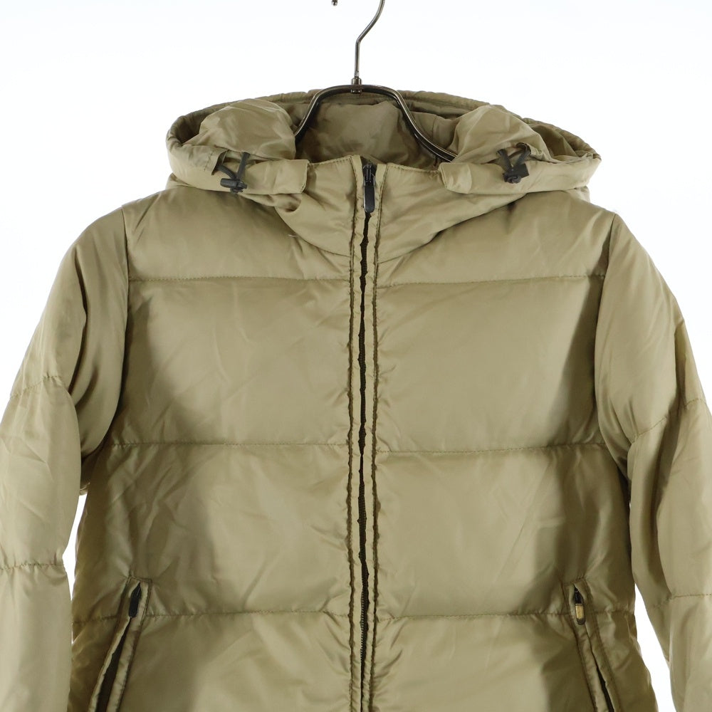 DUVETICA(デュベティカ) フーデッド ナイロン ダウンジャケット レディース ベージュ MFN-1001R