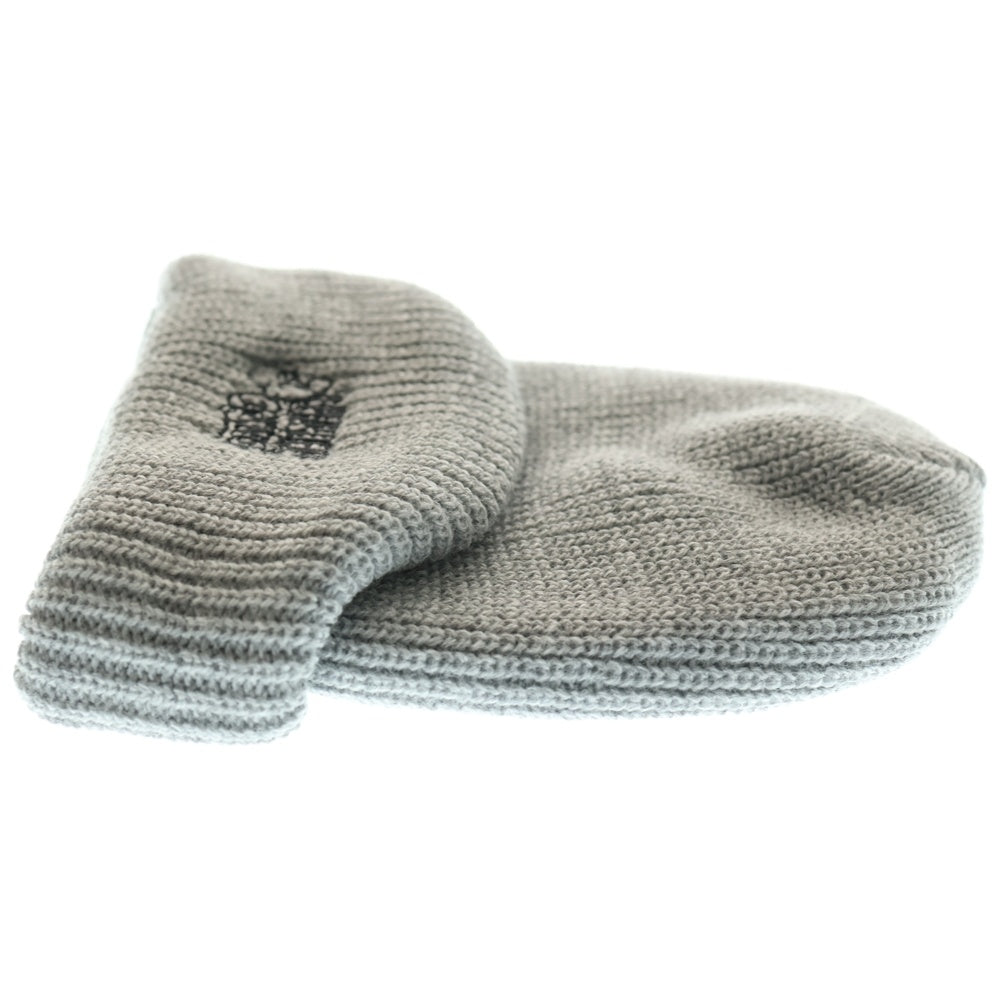 BUDSPOOL(バッズプール) APHRODITEGANG CLASSIC LOGO EMBROIDERY BEANIE アフロディーテギャング クラシック ロゴ エンブロイダリー ビーニー ニットキャップ 帽子 グレー