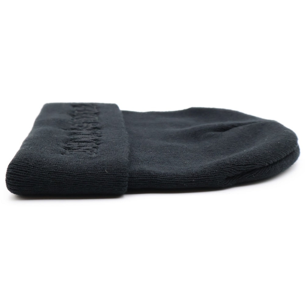 BUDSPOOL(バッズプール) CLASSIC LOGO EMBROIDERY BEANIE クラシック ロゴ エンブロイダリー ビーニー ニットキャップ 帽子 ブラック