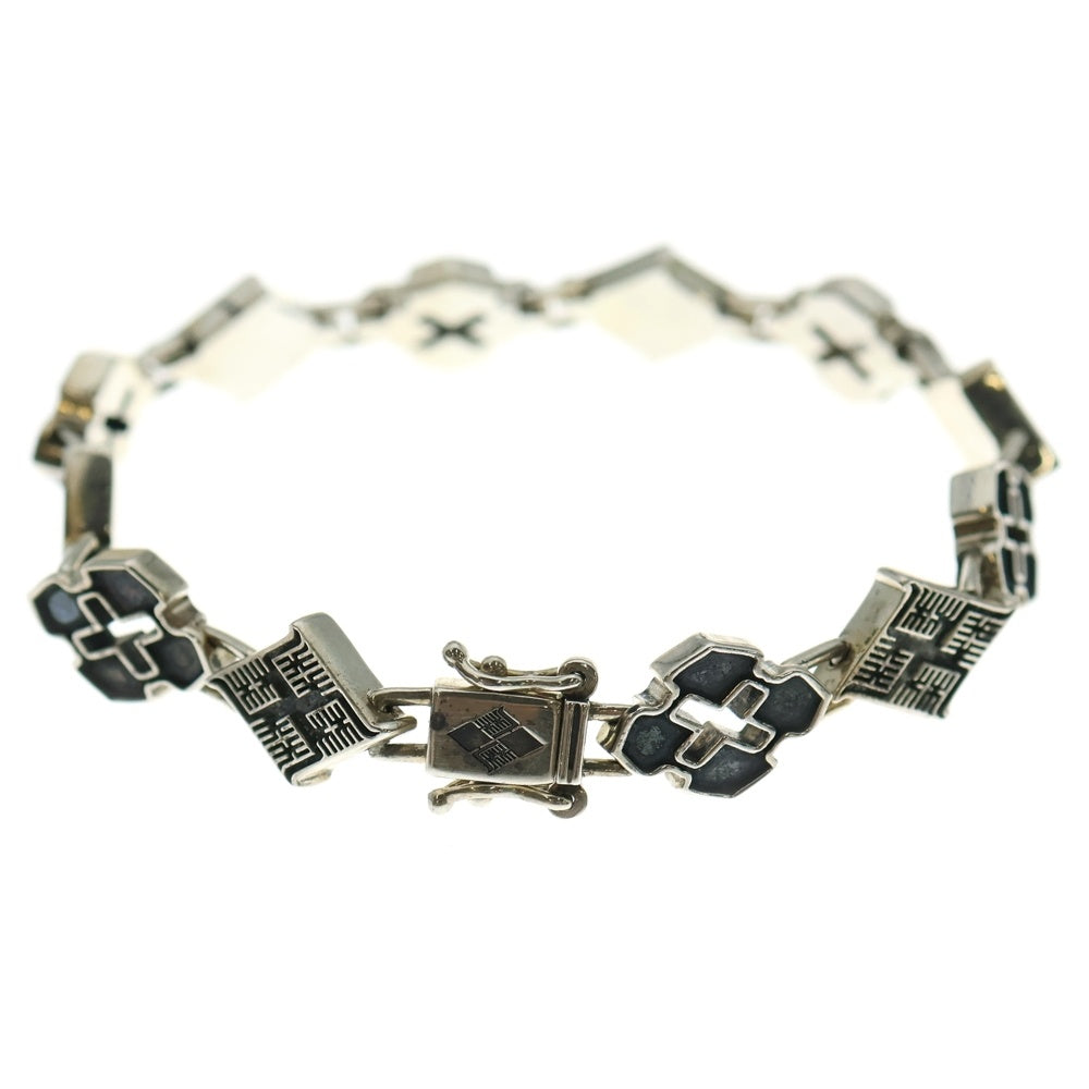 BUDSPOOL(バッズプール) ×GAKKIN 花罰家紋 BRACELET ガッキン 12連 ブレスレット シルバー