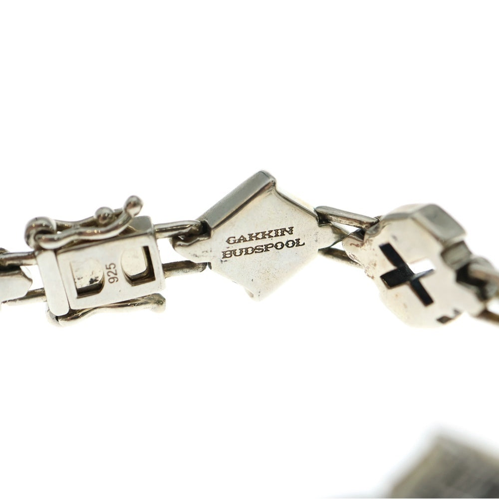 BUDSPOOL(バッズプール) ×GAKKIN 花罰家紋 BRACELET ガッキン 12連 ブレスレット シルバー