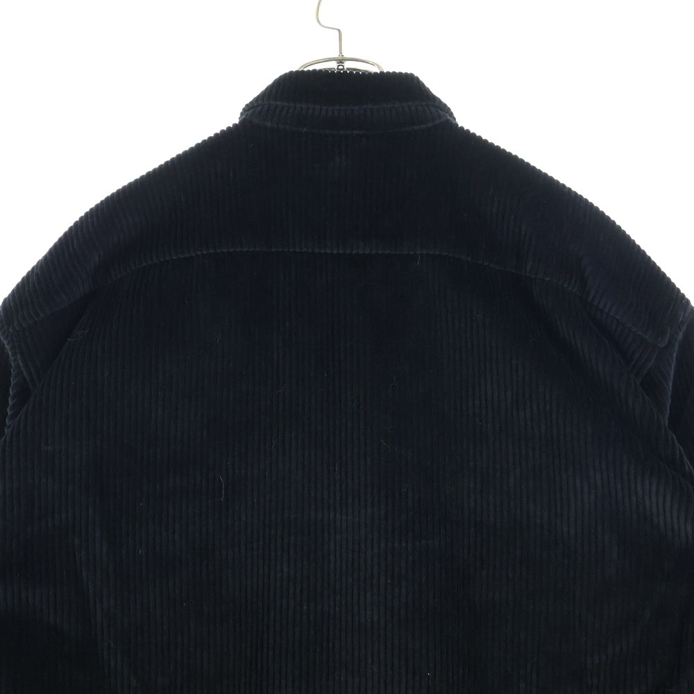 BUDSPOOL(バッズプール) APHRODITEGANG LOGO EMBROIDERY CORDUROY JACKET アフロディーテギャング ロゴ エンブロイダリー コーデュロイ ジャケット ブラック