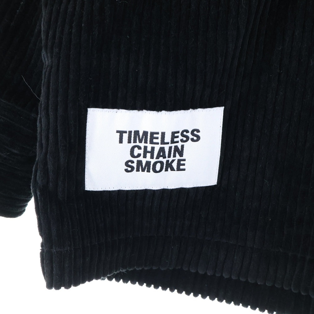 BUDSPOOL(バッズプール) APHRODITEGANG LOGO EMBROIDERY CORDUROY JACKET アフロディーテギャング ロゴ エンブロイダリー コーデュロイ ジャケット ブラック