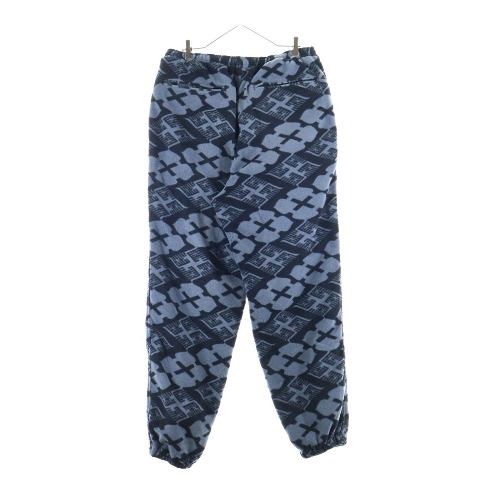 BUDSPOOL(バッズプール) ×GAKKIN BOA FLEECE PANTS ガッキン ジップアップ ボア フリース ジョガーパンツ ブラック/グレー