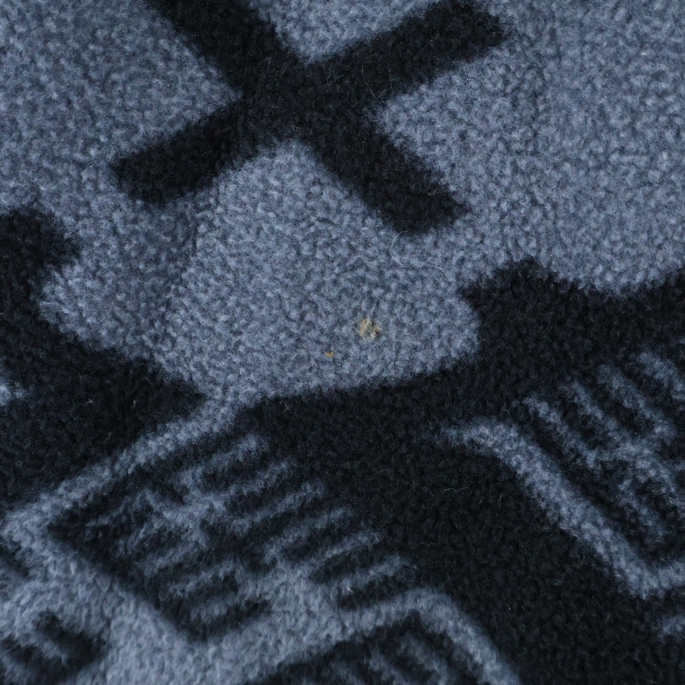 BUDSPOOL(バッズプール) ×GAKKIN BOA FLEECE PANTS ガッキン ジップアップ ボア フリース ジョガーパンツ ブラック/グレー