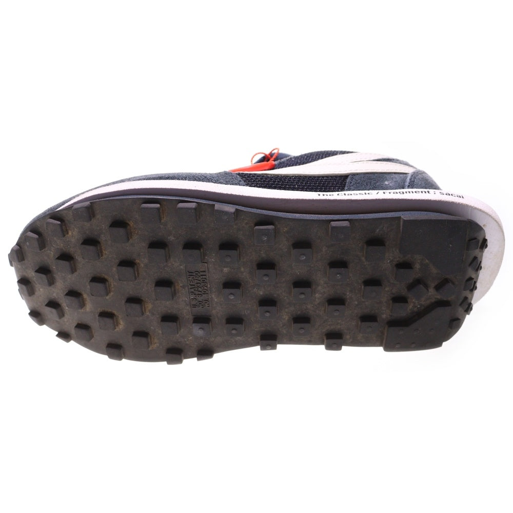 NIKE(ナイキ) ×Sacai FRAGMENT DESIGN LD WAFFLE サカイ フラグメント ワッフル ローカットスニーカー レディース ネイビー US5/23.5cm DH2684-400