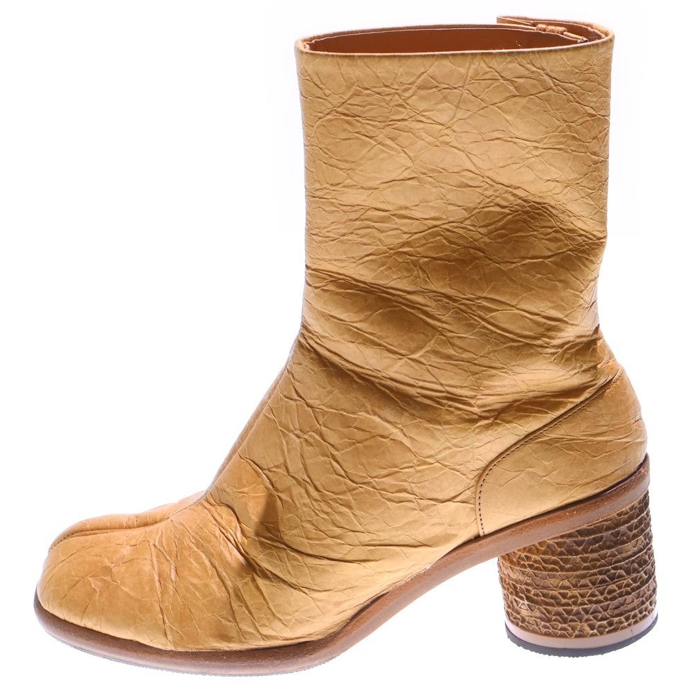 Maison Margiela 22(メゾンマルジェラ) TABI ANKLE BOOTS レザー 足袋 アンクル ブーツ ブラウン S57WU0251