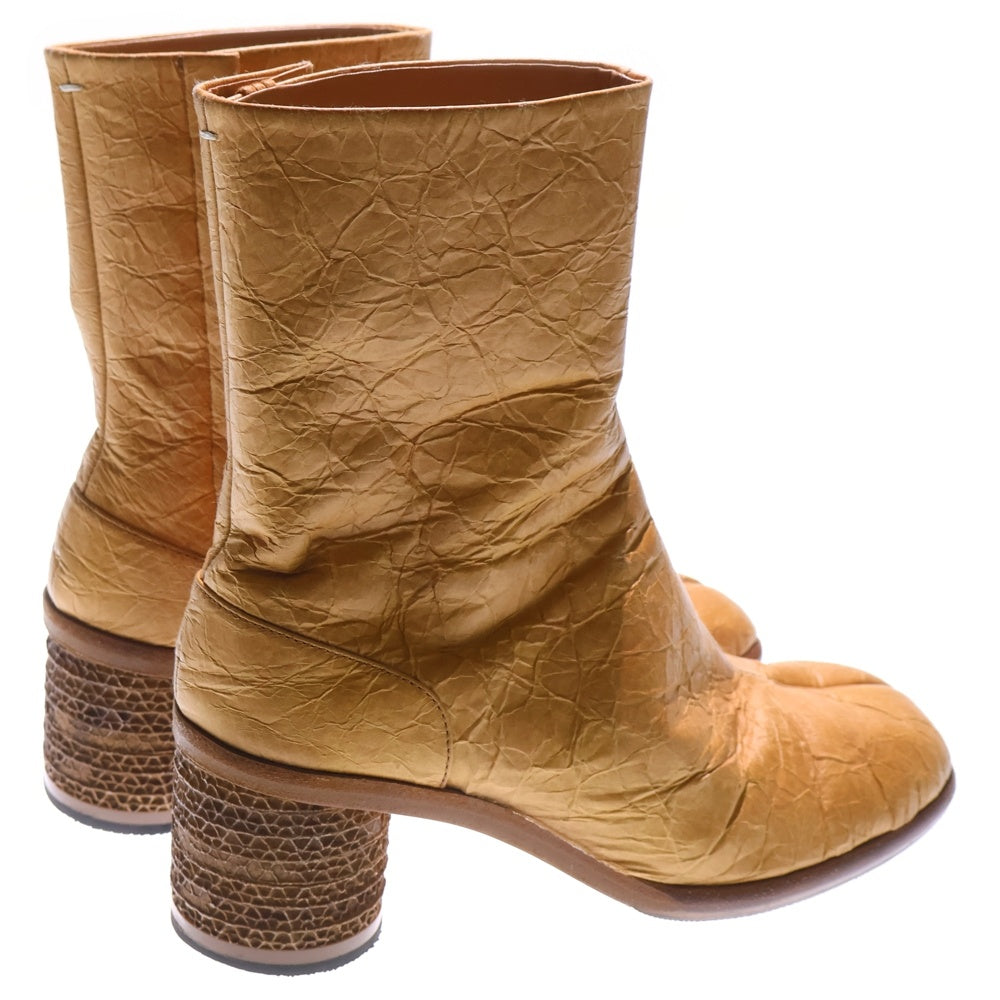 Maison Margiela 22(メゾンマルジェラ) TABI ANKLE BOOTS レザー 足袋 アンクル ブーツ ブラウン S57WU0251