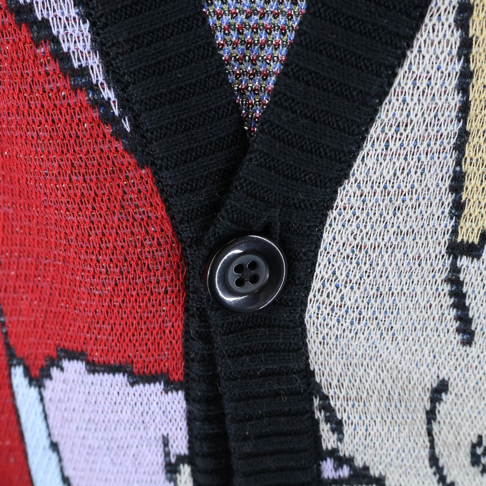 WACKO MARIA(ワコマリア) 22SS KNIT JACQUARD CARDIGAN 総柄 ニット ジャガード カーディガン セーター マルチカラー 22SS-WMK-KN10