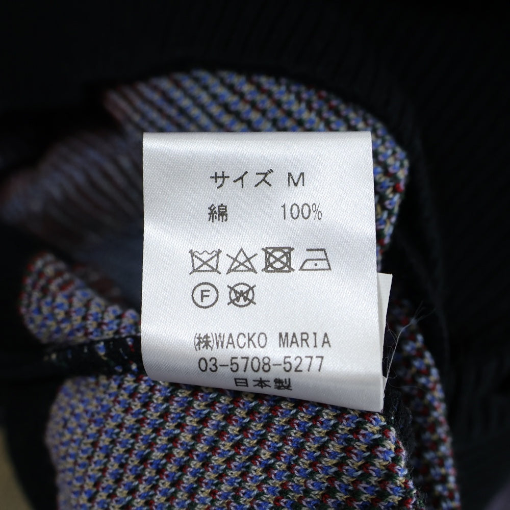 WACKO MARIA(ワコマリア) 22SS KNIT JACQUARD CARDIGAN 総柄 ニット ジャガード カーディガン セーター マルチカラー 22SS-WMK-KN10