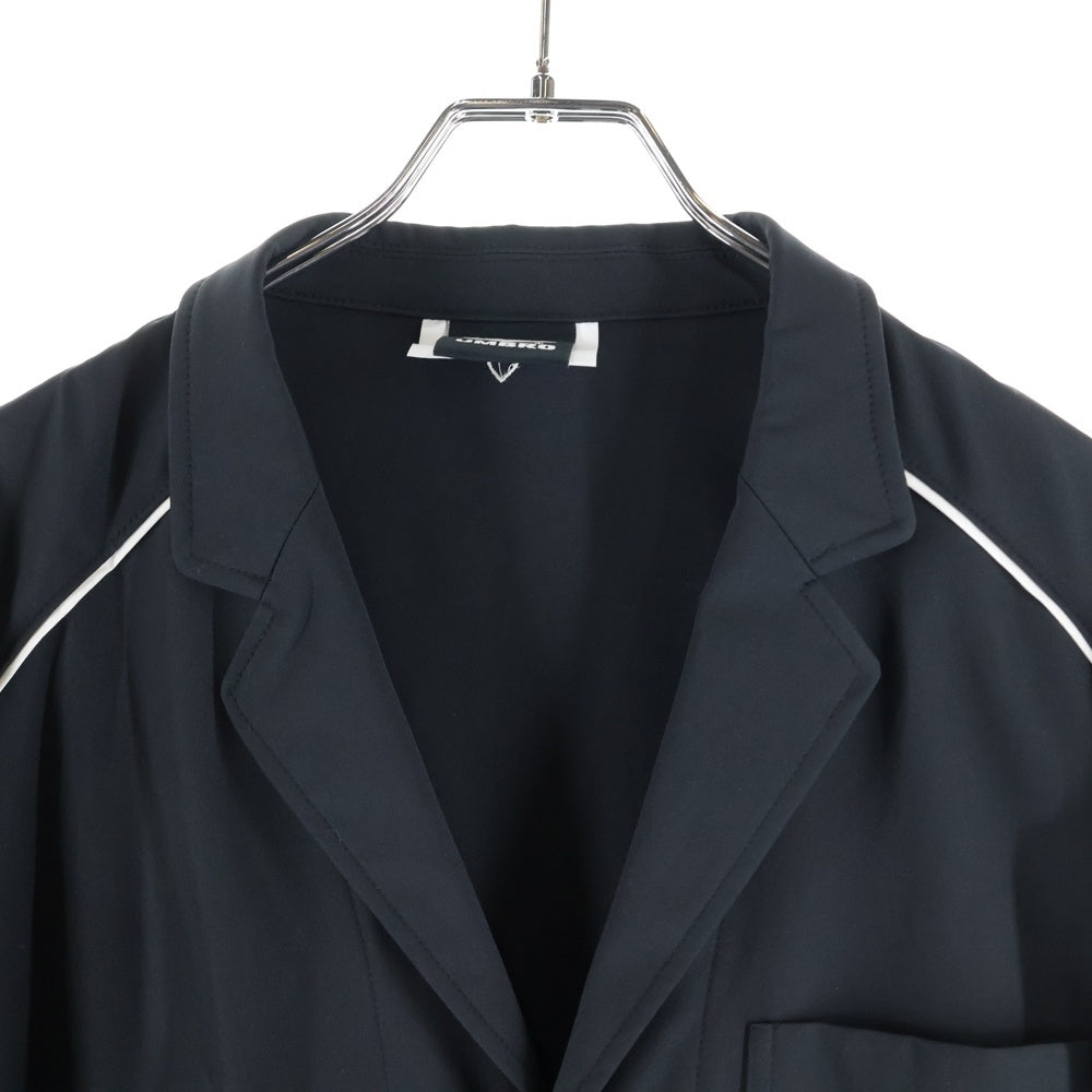 UMBRO(アンブロ) 23SS ×BASICKS ベーシックス ロゴエンブロイダリー サイドライン テーラードジャケット ブラック S4-UMB-01