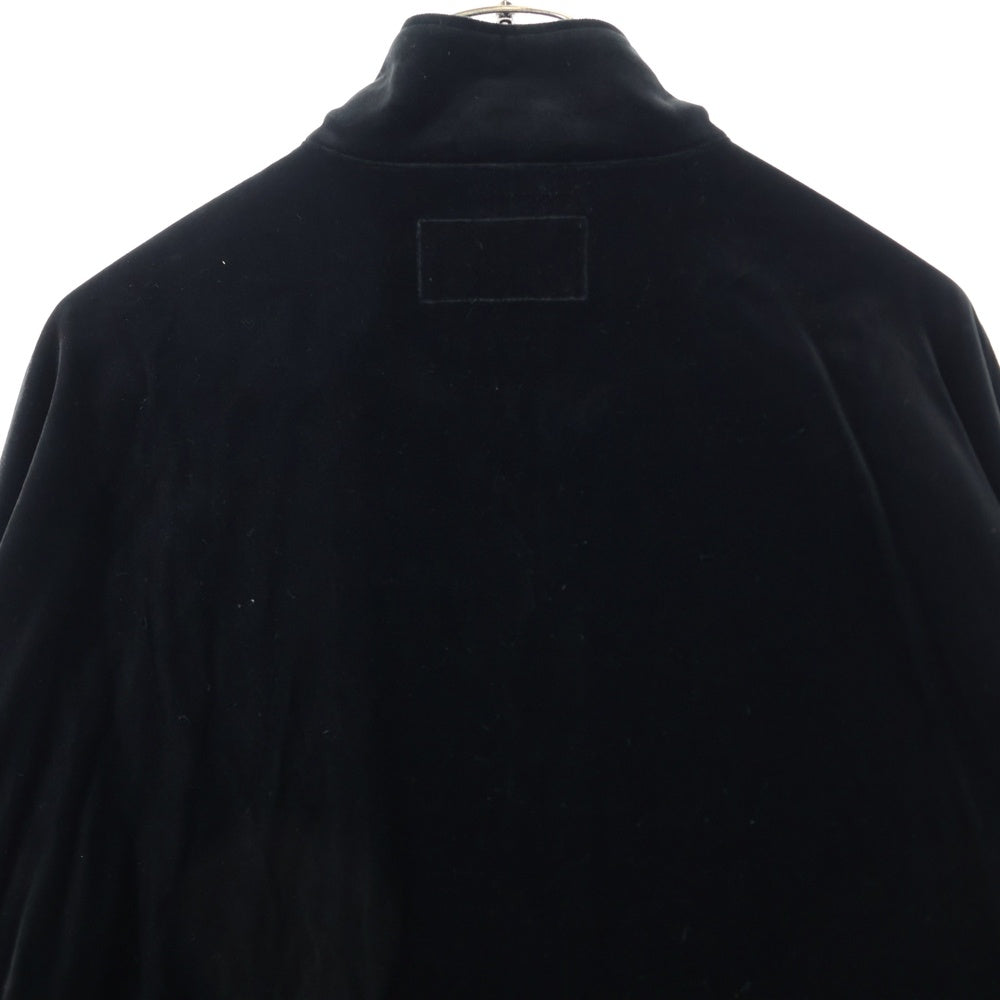 WACKO MARIA(ワコマリア) 24AW VELVET TRACK JACKET ロゴエンブロイダリー ベルベット トラックジャケット ブラック 24FWE-WMO-TJ01