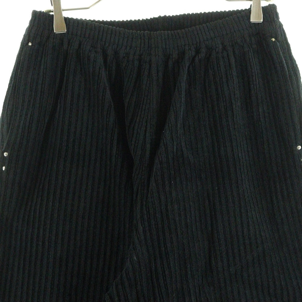 TOGA VIRILIS(トーガ ビリリース) 20AW Corduroy wide pants コーデュロイ ワイドパンツ ブラック TV02-FF312