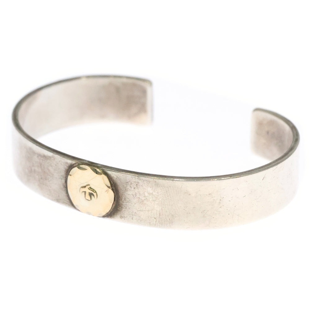 goro's(ゴローズ) 平打ちブレスM バングル シルバー/ゴールド