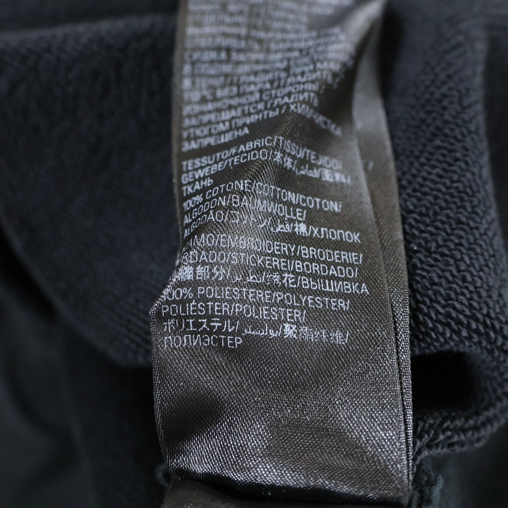 BALENCIAGA(バレンシアガ) 24SS Double Front Crew ダブルフロントダメージ加工クルーネックスウェットトレーナー ブラック 791614 TQVQ7
