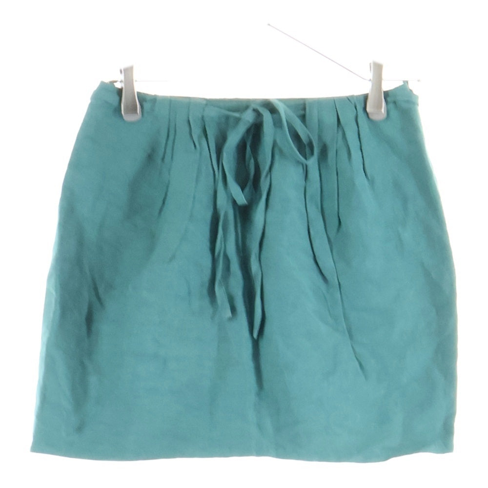 Christian Wijnants(クリスチャンワイナンツ) シルク混 タック ミニスカート レディース グリーン