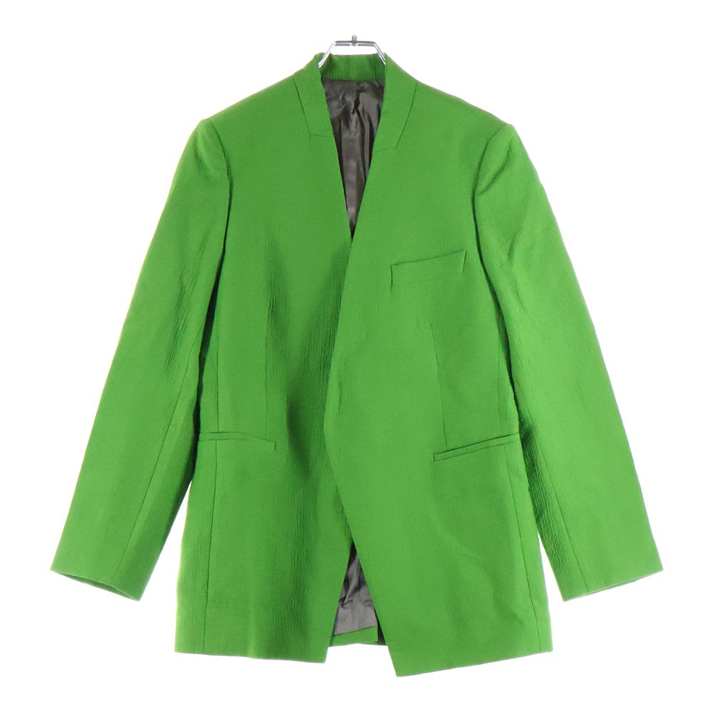 Christian Wijnants(クリスチャンワイナンツ) JAKARI BALZER レーヨン混 ジャカリ ノーカラーブレザージャケット レディース グリーン WPP5834