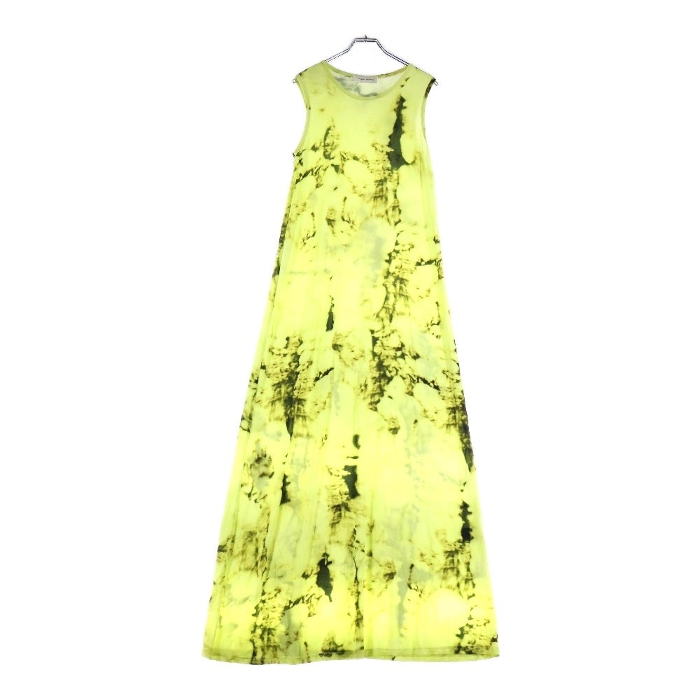 Christian Wijnants(クリスチャンワイナンツ) タイダイ レーヨン混 ノースリーブ ワンピース レディース イエロー