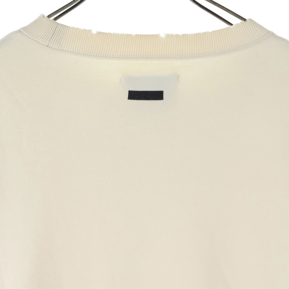 Stein(シュタイン) OVERSIZED REBUILD SWEAT デストロイ加工 オーバーサイズスウェットトレーナー アイボリー ST.306