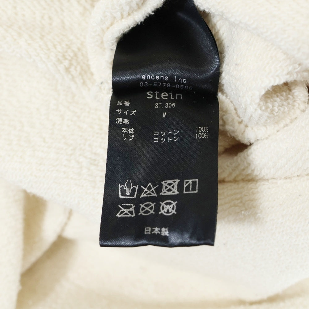 Stein(シュタイン) OVERSIZED REBUILD SWEAT デストロイ加工 オーバーサイズスウェットトレーナー アイボリー ST.306