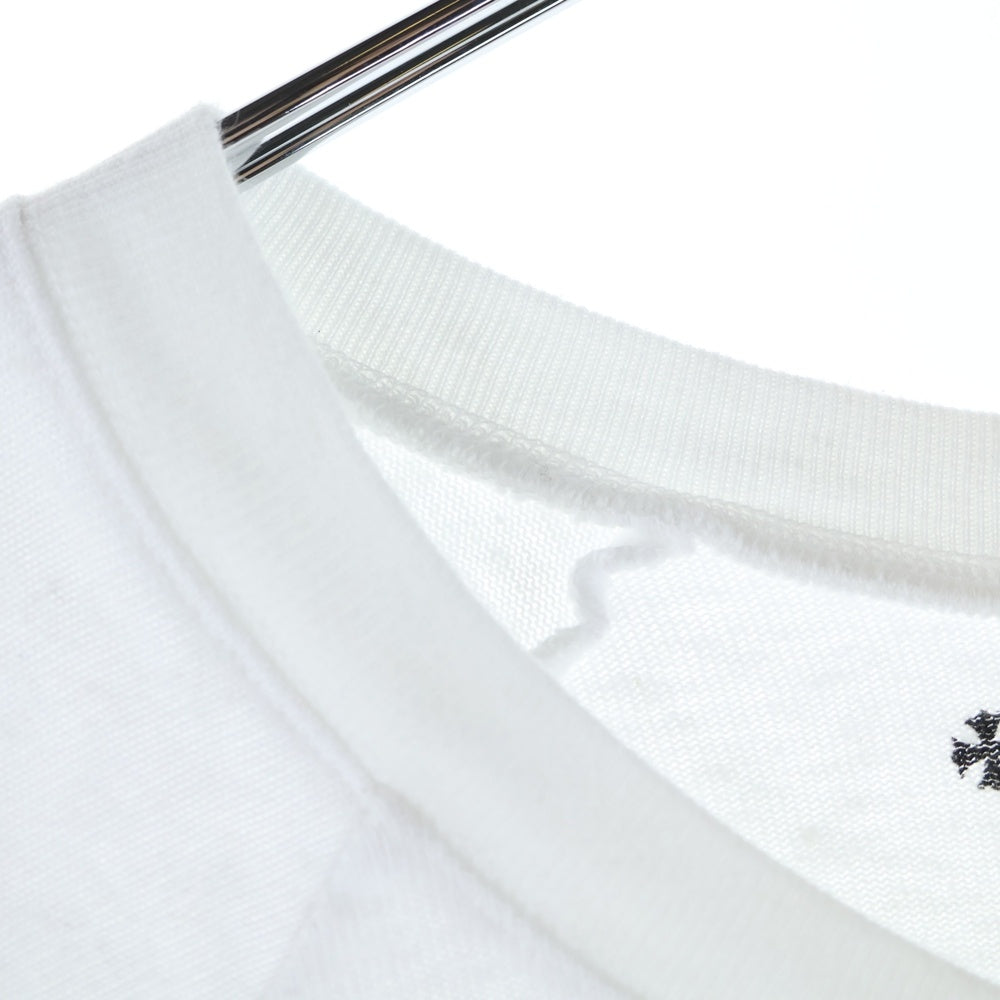 CHROME HEARTS(クロムハーツ) ×MATTY BOY PPO SNOT SPIT マッティボーイ スノットスピット バックグラフィックプリント ラグラントレーナー ホワイト