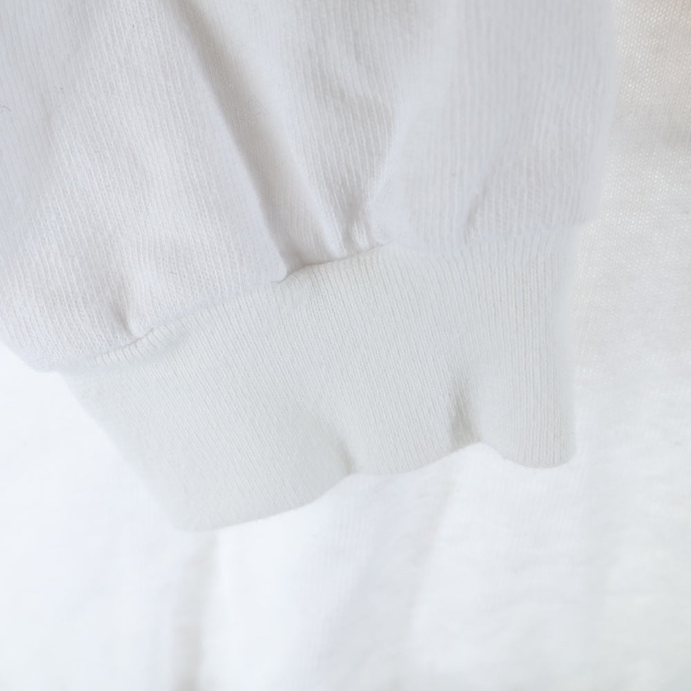 CHROME HEARTS(クロムハーツ) ×MATTY BOY PPO SNOT SPIT マッティボーイ スノットスピット バックグラフィックプリント ラグラントレーナー ホワイト