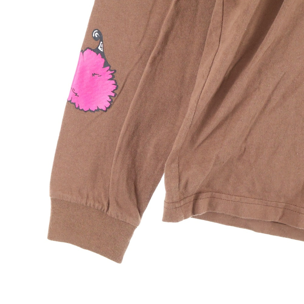 CHROME HEARTS(クロムハーツ) ×MATTY BOY×PPO STRUCTURE L/S Tee ×マッティボーイ グラフィック プリント長袖Tシャツ ブラウン