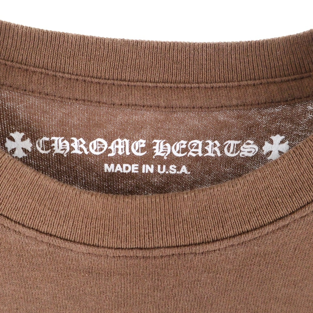 CHROME HEARTS(クロムハーツ) ×MATTY BOY×PPO STRUCTURE L/S Tee ×マッティボーイ グラフィック プリント長袖Tシャツ ブラウン