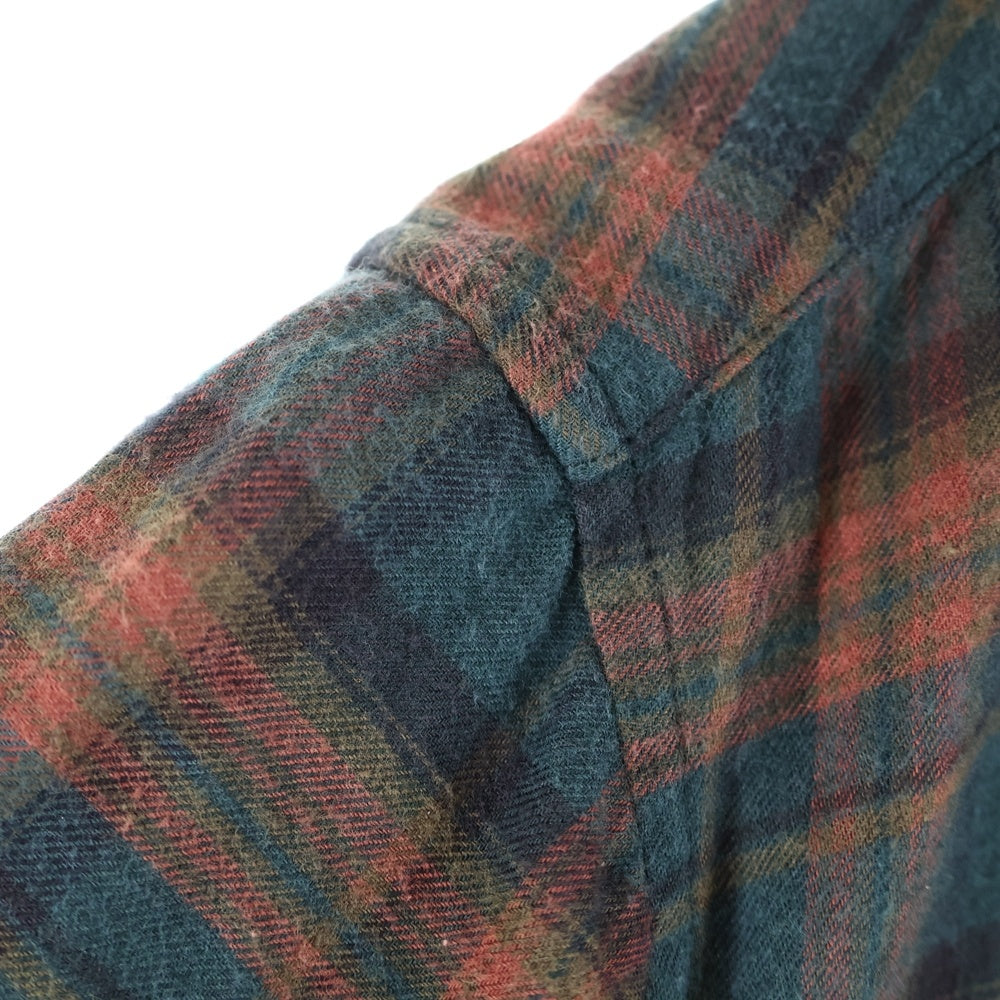 CHROME HEARTS(クロムハーツ) HEYWOOD L/S ヘイウッドダガージップ 長袖チェックシャツ マルチ