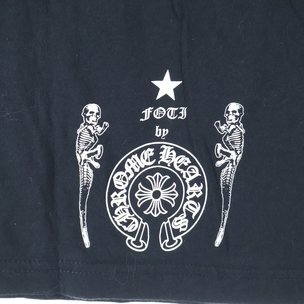 CHROME HEARTS(クロムハーツ) FOTI S/S Tee フォティ プリント 半袖Tシャツ カットソー ブラック