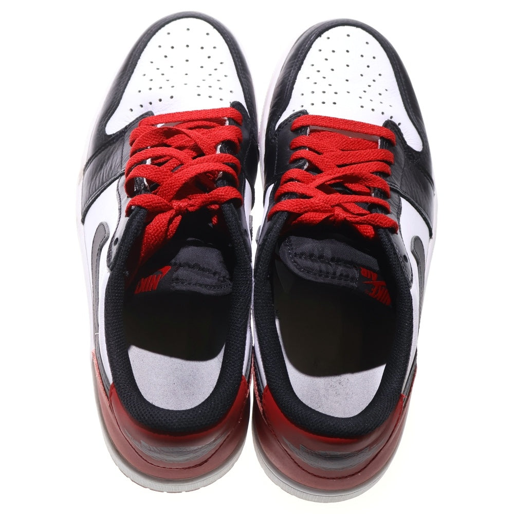 NIKE(ナイキ) AIR JORDAN 1 LOW BLACK TOE エアジョーダン 1 ブラックトゥ ローカットスニーカー ホワイト/レッド US10/28cm CZ0790-106