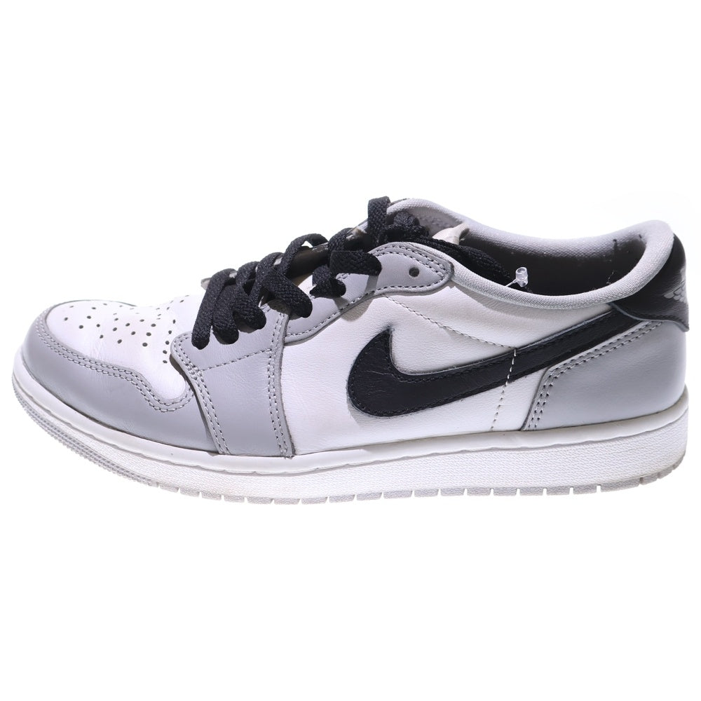 NIKE(ナイキ) AIR JORDAN1 RETRO OG BARONS エアジョーダン1 レトロ バロンズ ローカットスニーカー ホワイト/グレー US7.5/25.5cm CZ0790 110