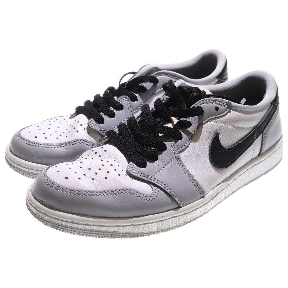 NIKE(ナイキ) AIR JORDAN1 RETRO OG BARONS エアジョーダン1 レトロ バロンズ ローカットスニーカー ホワイト/グレー US7.5/25.5cm CZ0790 110
