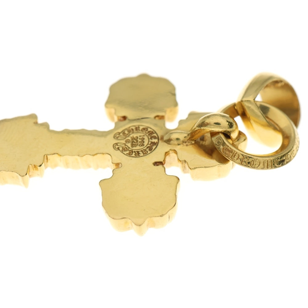 CHROME HEARTS(クロムハーツ) 22K FILIG/CROSS-XSM P/DIA フィリグリークロスXS PAVEダイヤ ペンダントトップ ゴールド BCA043