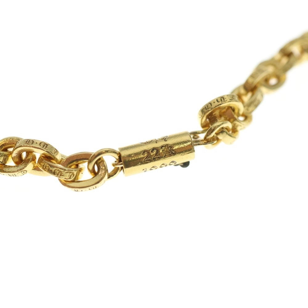 CHROME HEARTS(クロムハーツ) 22K PAPERCHAIN 18 ペーパーチェーンネックレス 18inch ゴールド BCA016