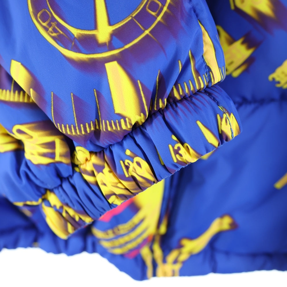 SUPREME(シュプリーム) 20AW Watches Reversible Puffy Jacket ウォッチズ リバーシブル パフィー ジャケット 総柄 ブルー