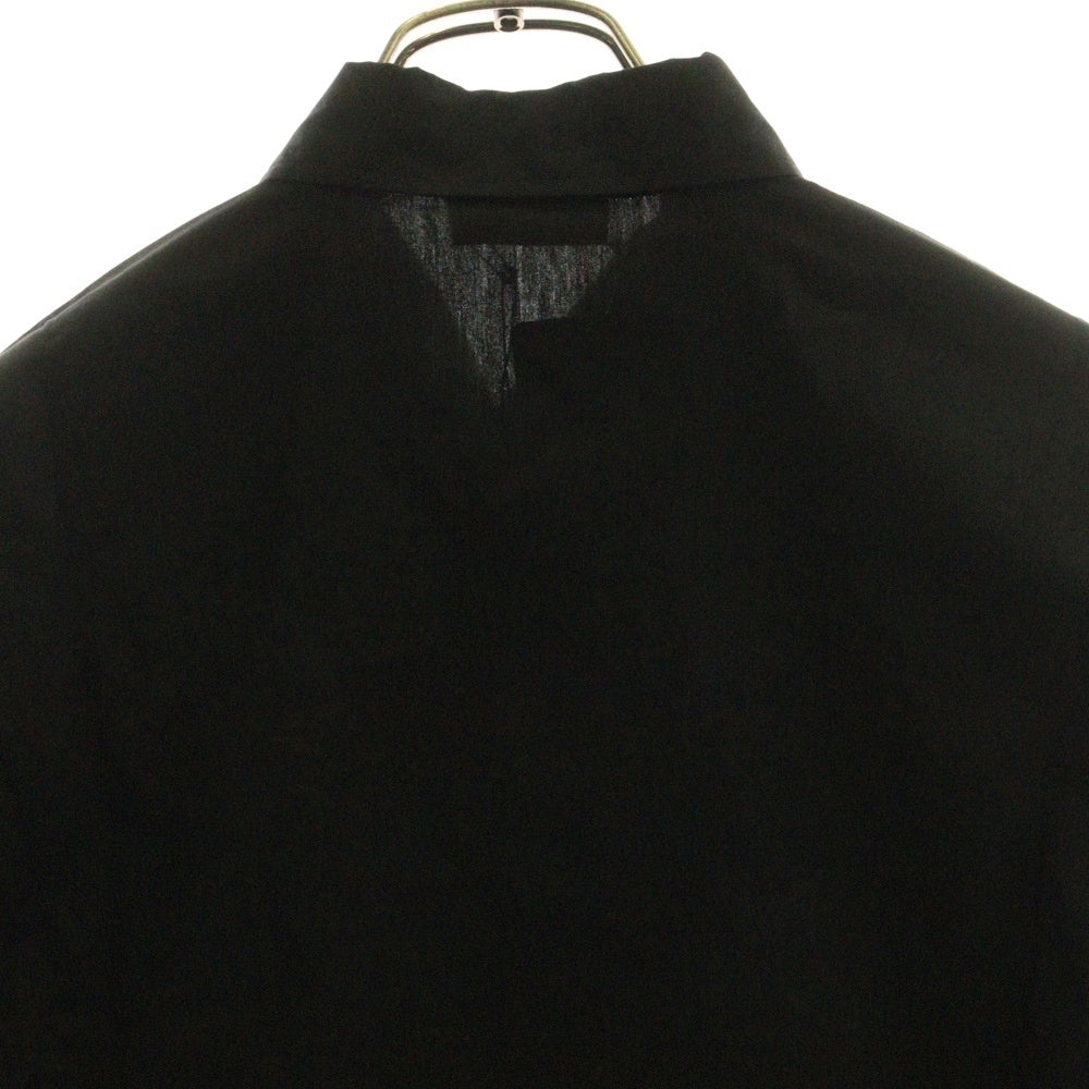 LIMI feu(リミフゥ) レギュラーカラー 長袖 シャツ ブラック LA‐B01‐001 レディース