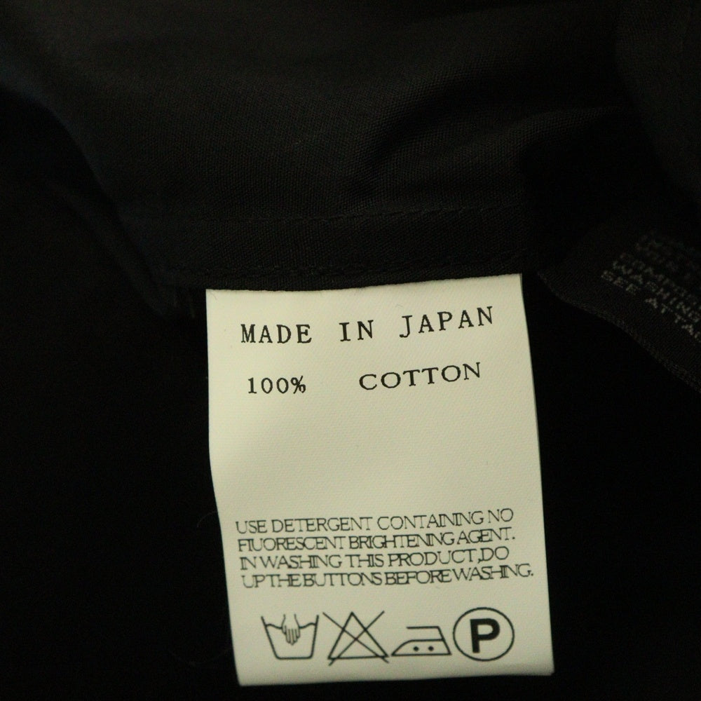 LIMI feu(リミフゥ) レギュラーカラー 長袖 シャツ ブラック LA‐B01‐001 レディース