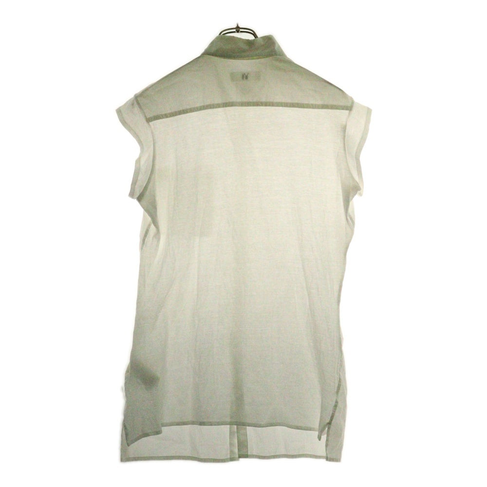 Y's(ワイズ) ノースリーブ ポケット シャツ ホワイト YB‐B11‐028 レディース