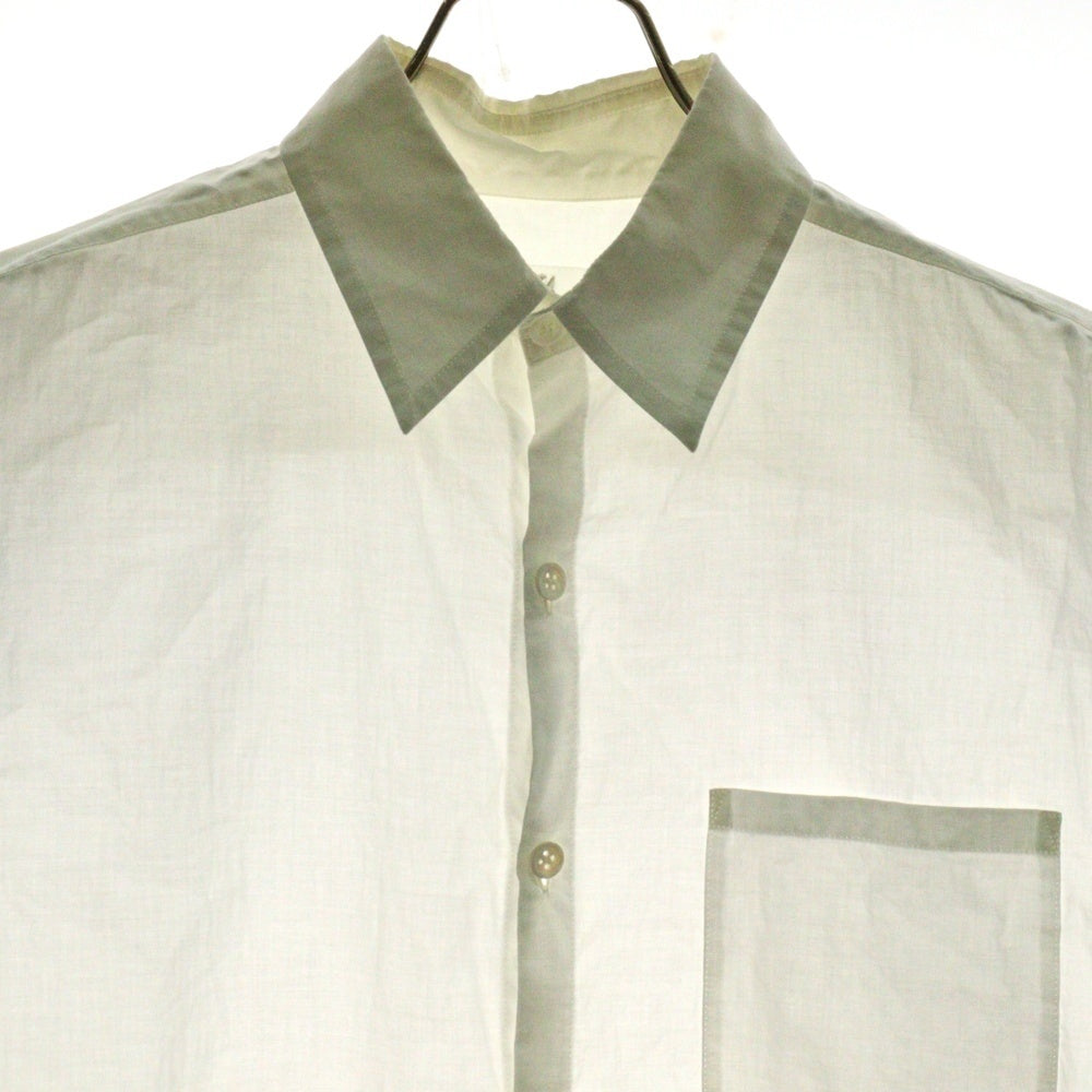 Y's(ワイズ) ノースリーブ ポケット シャツ ホワイト YB‐B11‐028 レディース