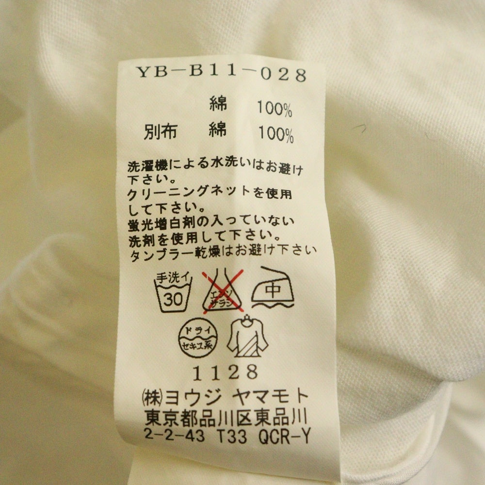 Y's(ワイズ) ノースリーブ ポケット シャツ ホワイト YB‐B11‐028 レディース