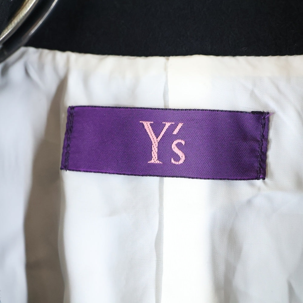 Y's(ワイズ) ウールロング コート ブラック YD-J05-103 レディース