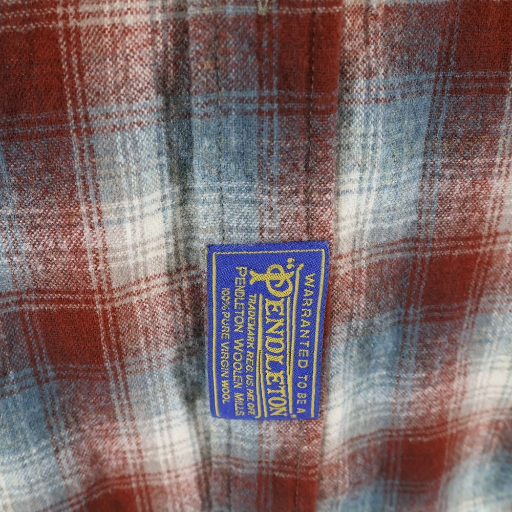 Maison Martin Margiela(メゾンマルタンマルジェラ) 23AW × PENDLETON ペンドルトン ウール 長袖 オンブレチェック シャツ マルチ S67DT0002