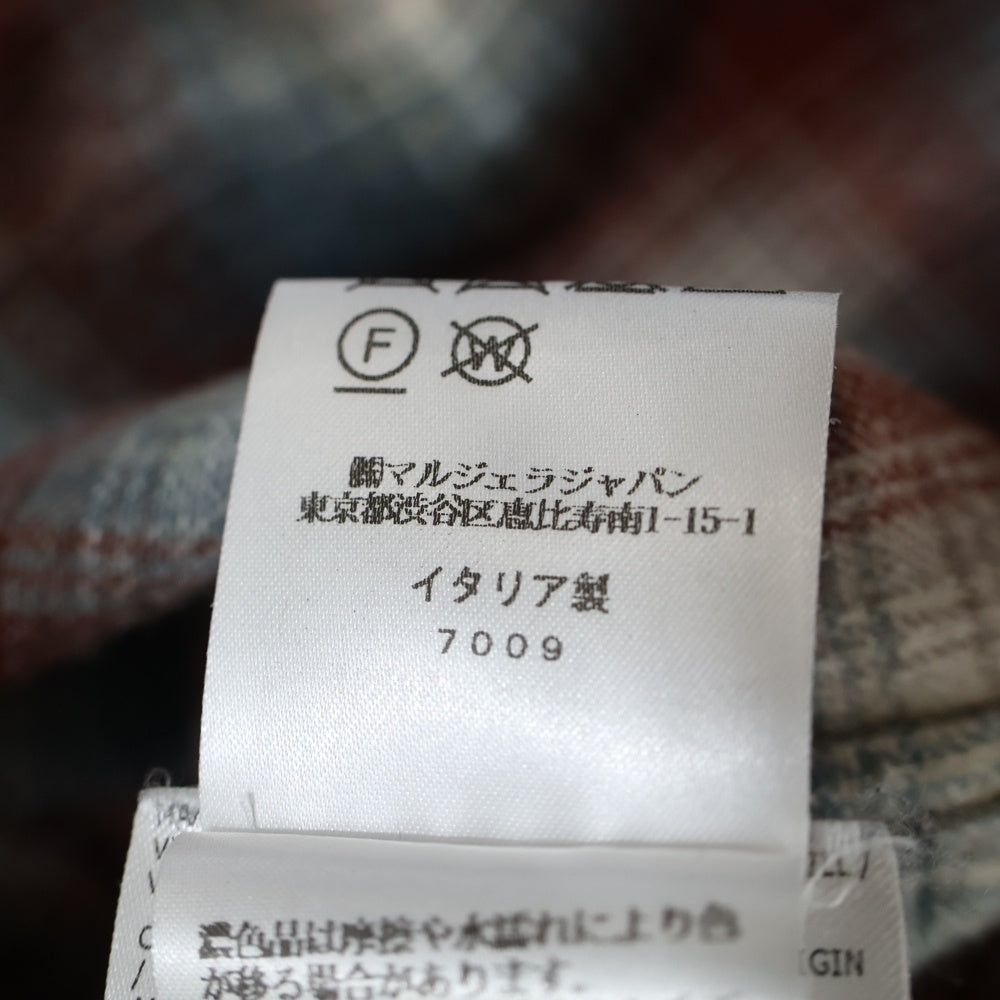 Maison Martin Margiela(メゾンマルタンマルジェラ) 23AW × PENDLETON ペンドルトン ウール 長袖 オンブレチェック シャツ マルチ S67DT0002