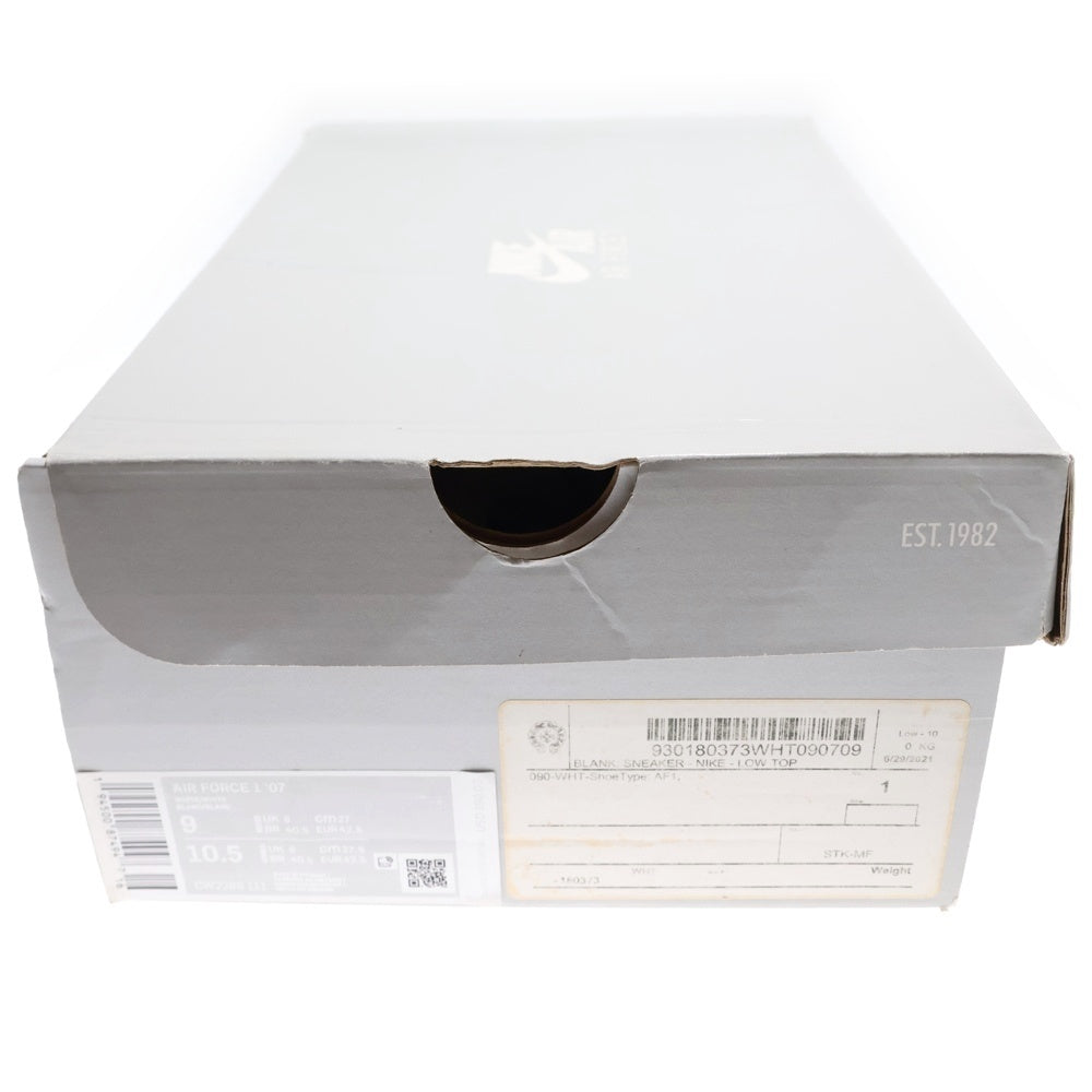CHROME HEARTS(クロムハーツ) ×NIKE AIR FORCE 1 LOW TOP SNEAKERS シューレースグロメットレースストッパー付 エアフォース1 ローカットスニーカー ホワイト US9/27cm CW2288-111