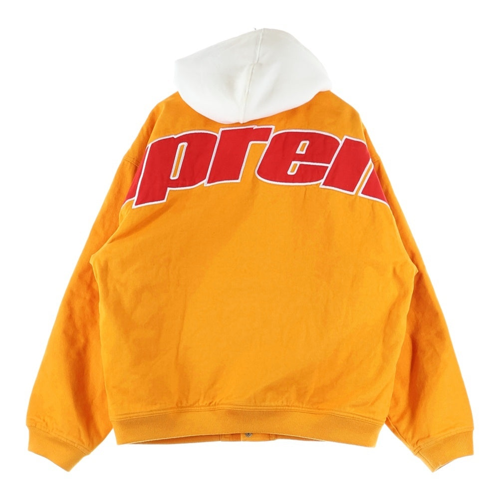 SUPREME(シュプリーム) 22SS Hooded Twill Varsity Jacket フーデッド