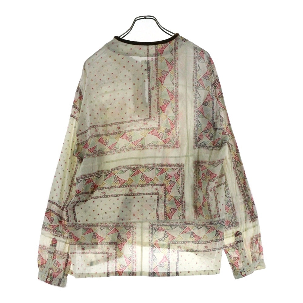 VISVIM(ヴィスヴィム) 21SS TUNIC P.O. PATCHWORK N.D パッチワーク チュニック ロングスリーブ 長袖 シャツ ブラウス マルチカラー 0121105011010