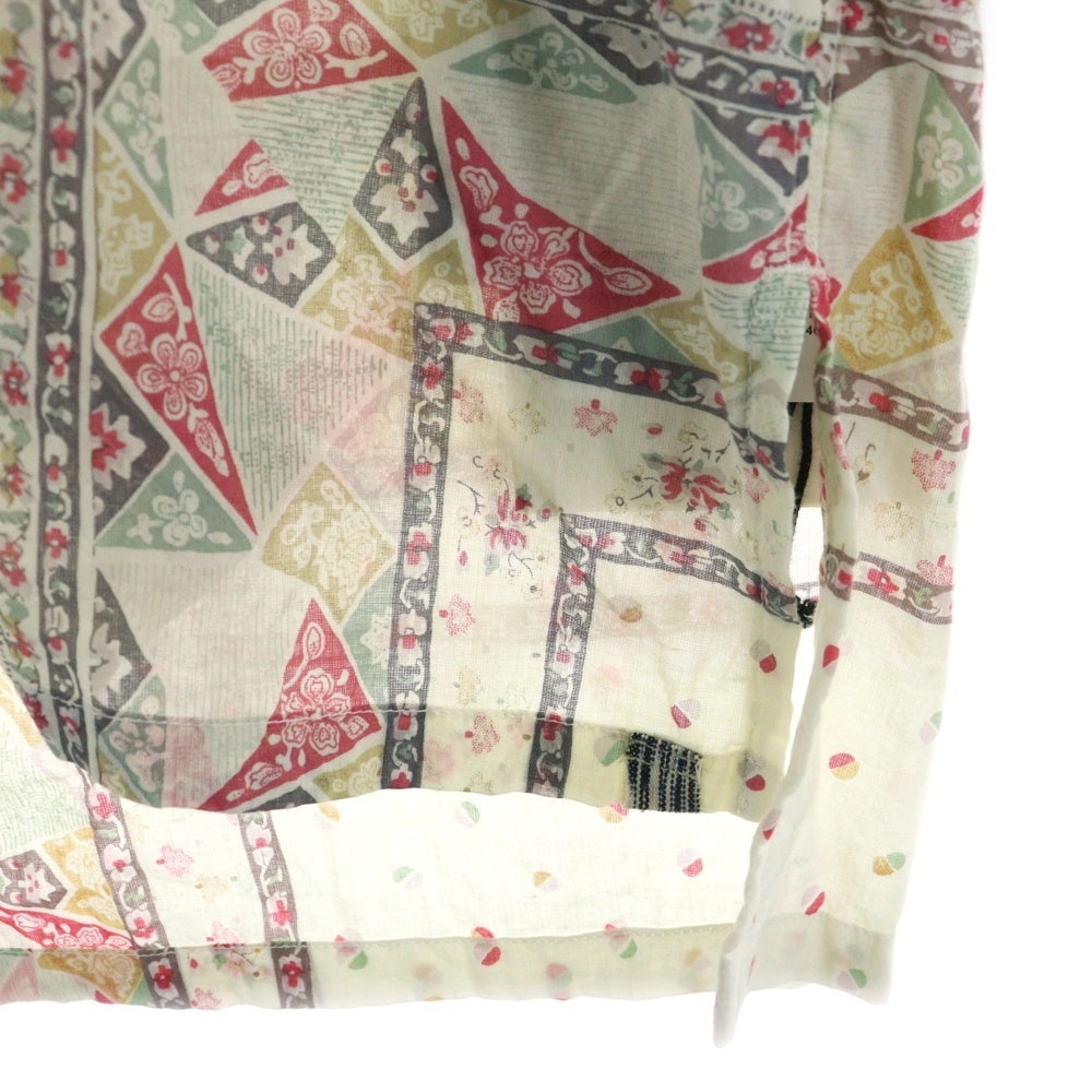 VISVIM(ヴィスヴィム) 21SS TUNIC P.O. PATCHWORK N.D パッチワーク チュニック ロングスリーブ 長袖 シャツ ブラウス マルチカラー 0121105011010