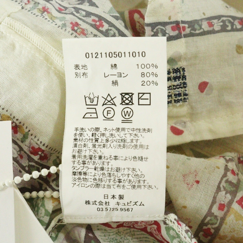 VISVIM(ヴィスヴィム) 21SS TUNIC P.O. PATCHWORK N.D パッチワーク チュニック ロングスリーブ 長袖 シャツ ブラウス マルチカラー 0121105011010