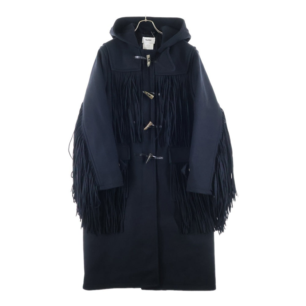 極美品✨doublet FRINGE DUFFEL COAT ダッフルコート 黒 doublet(ダブレット) 20AW FRINGE DUFFEL COAT フリンジ ダッフル